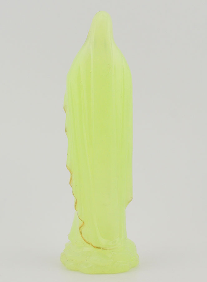 Statua Nostra Signora di Lourdes Fluorescente - 10cm (pic 4)