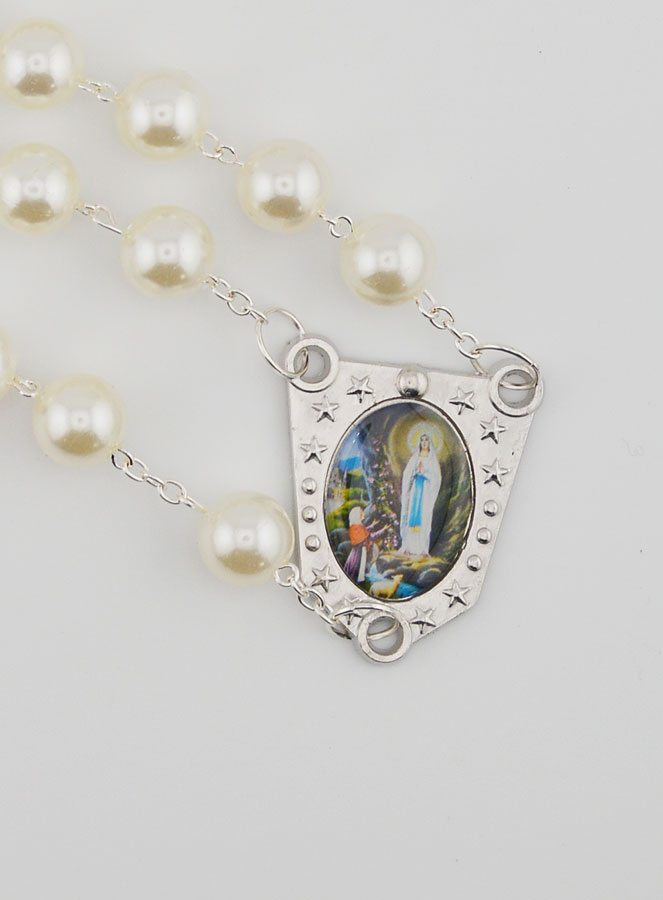 Grande Rosario in Perle di Mareperla - 80cm (pic 4)