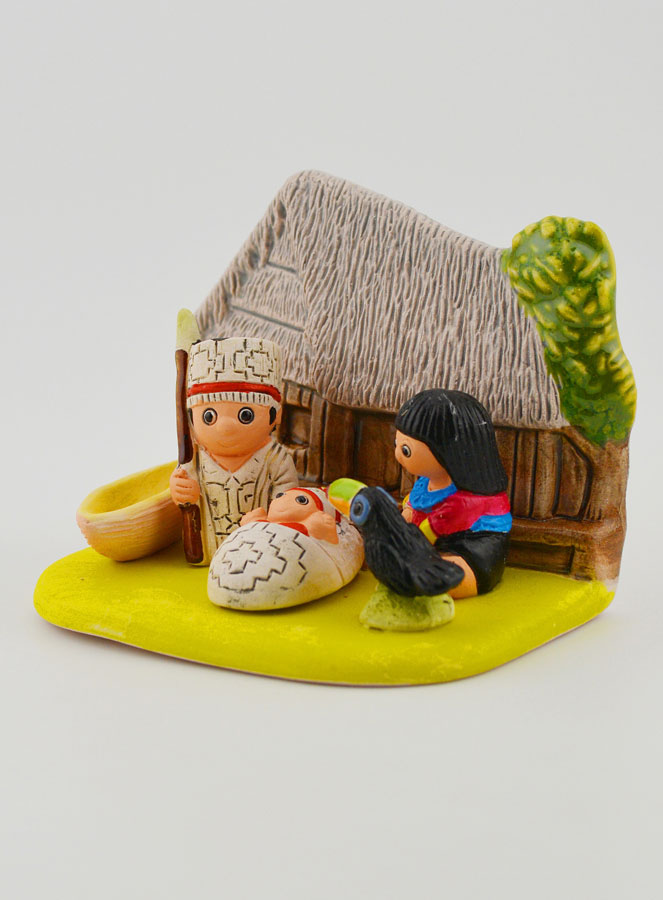 Presepe di Natale del Mondo - Natività Amazzonia (pic 4)