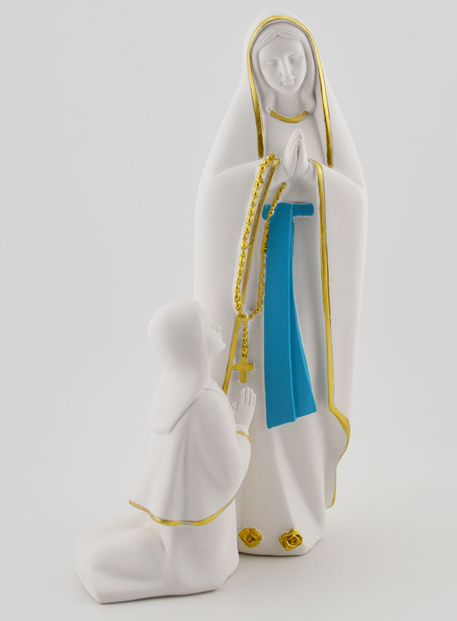 Statua delle Apparizioni di Nostra Signora di Lourdes - 20cm (pic 3)