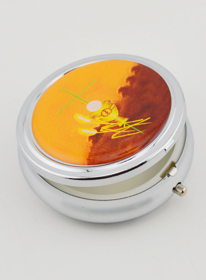 Custodia Ostia Arancione - Croce e Pane della Vita (pic 4)