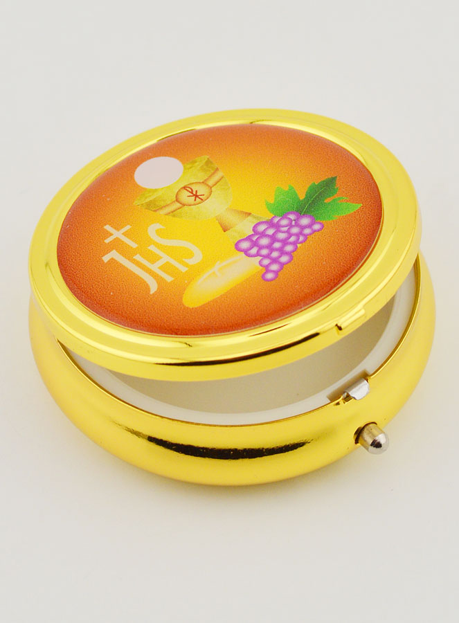 Custodia Ostia Arancione - Calice Sangue e Corpo di Cristo (pic 4)