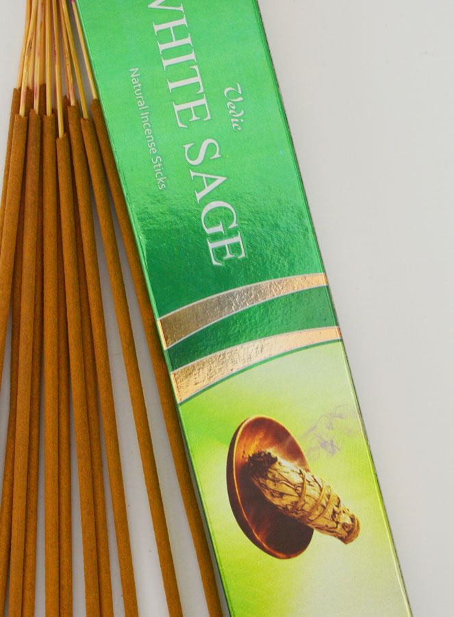 Incenso Bastoncini Salvia Bianca - Aromatika 15gr (pic 3)