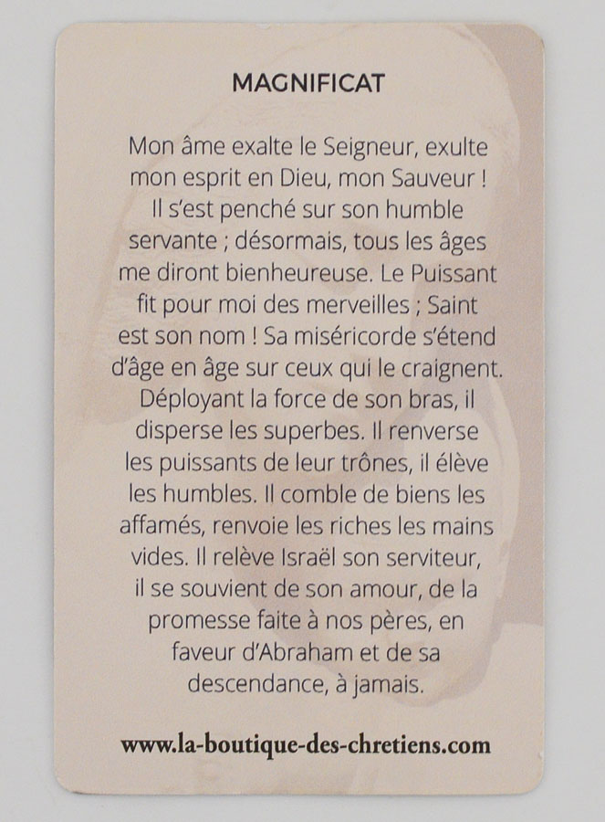 Confezione 10 Cartoline - Preghiera del Magnificat (pic 4)
