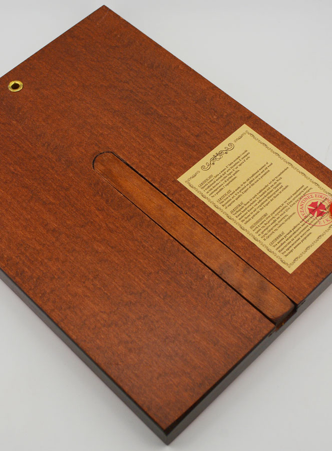 Icona Bizantina Vergine Incoronata - 24cm (pic 4)