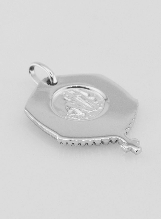 Medaglia Santa Vergine Maria in Argento 925/1000 (pic 4)