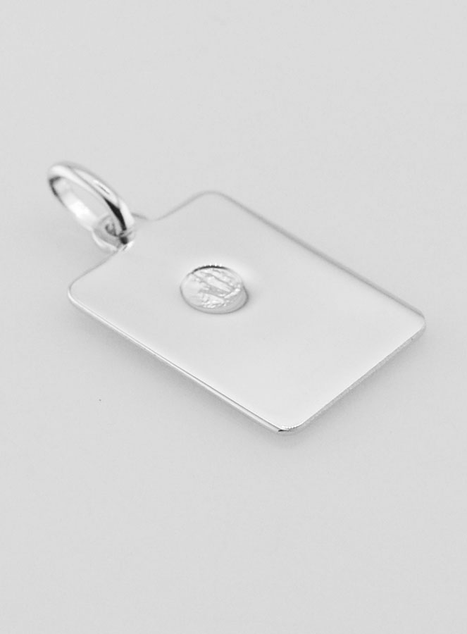 Medaglia Placchetta Gesù Cristo in Argento 925/1000 (pic 4)