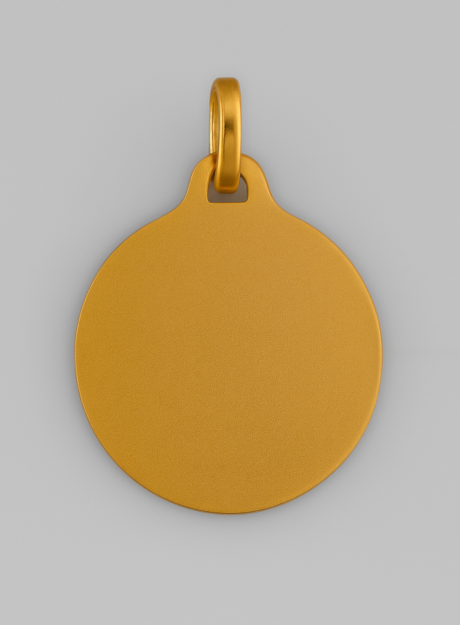 Medaglia Vergine con Bambino Gesù in Oro (pic 3)