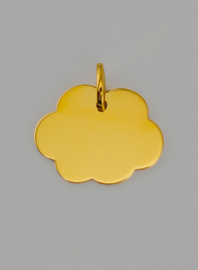 Medaglia Angelo Custode - Nuvola in Oro 375/1000 (pic 4)