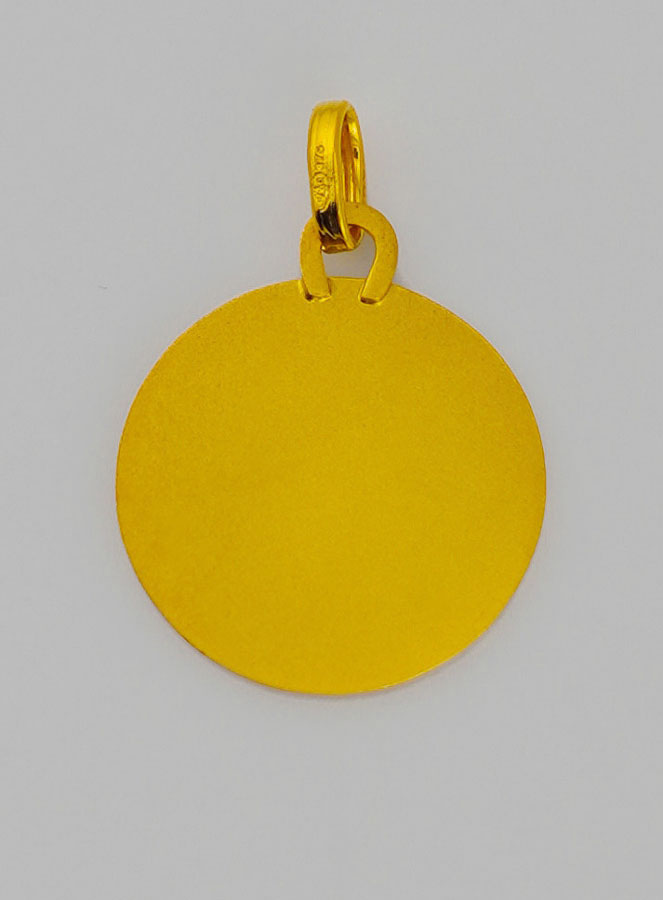 Medaglia San Cristoforo in Oro Giallo (pic 4)