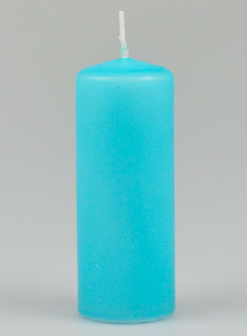 Candela Decorativa da Tavola - Colore Blu Turchese (pic 1)