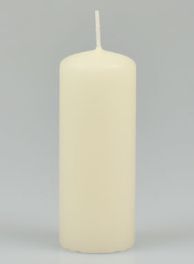 Candela Decorativa da Tavola - Colore Bianco Opaco (pic 1)