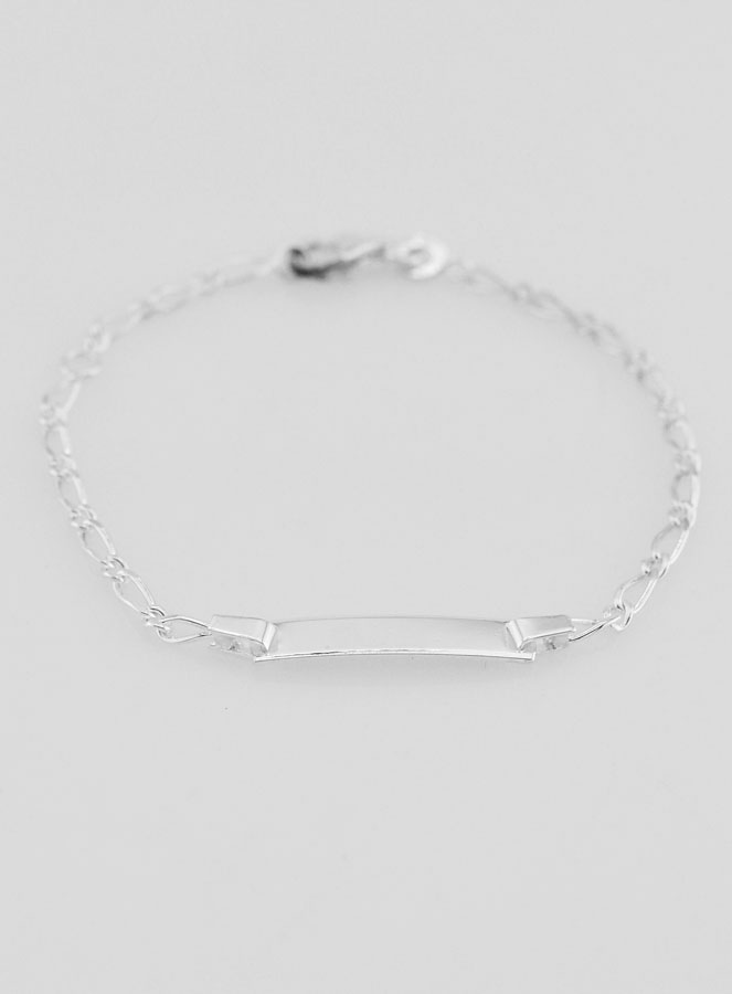 Gourmette di Battesimo Neonato In Argento 925/1000 - 15cm (pic 2)