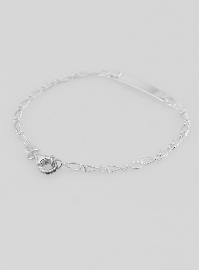 Gourmette di Battesimo Neonato In Argento 925/1000 - 15cm (pic 4)