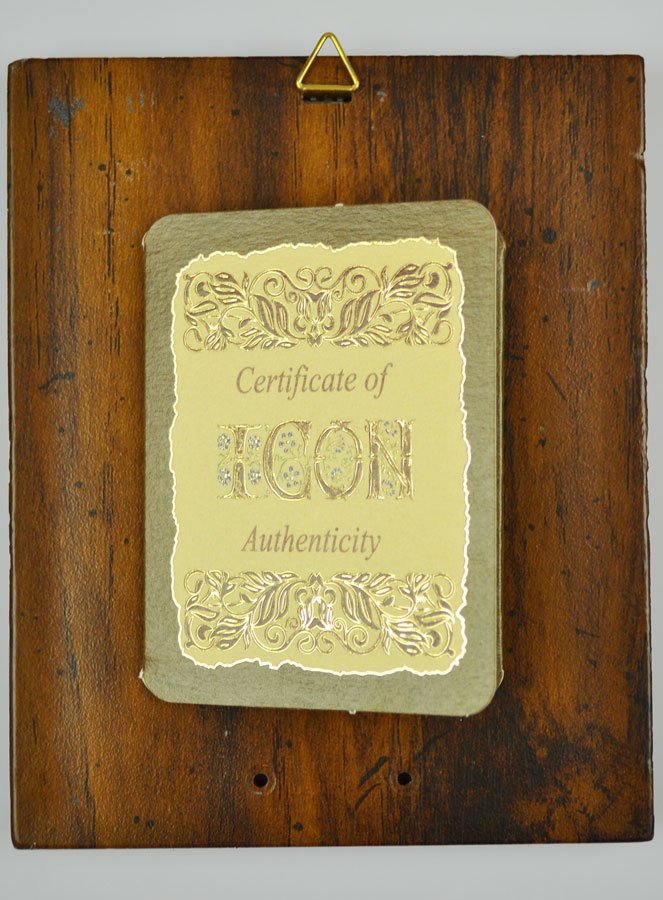 Icona Gesù Cristo Con Bambini - Dipinta a Mano (pic 4)