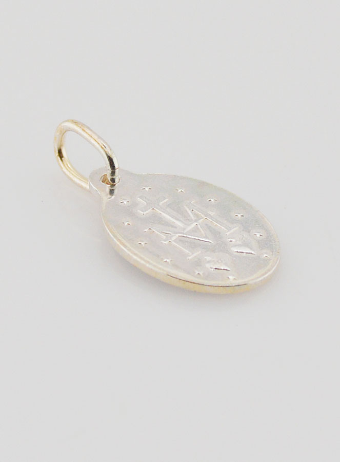 Medaglia Miracolosa Argentata - 15mm (pic 4)