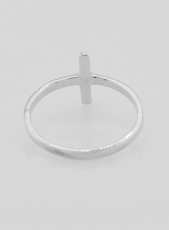 Anello Croce Di Cristo in Argento 925/1000 - Misura 16 (pic 4)