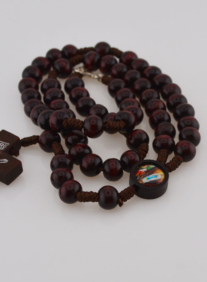 Rosario in Legno Moda Scuro - Collana (pic 4)