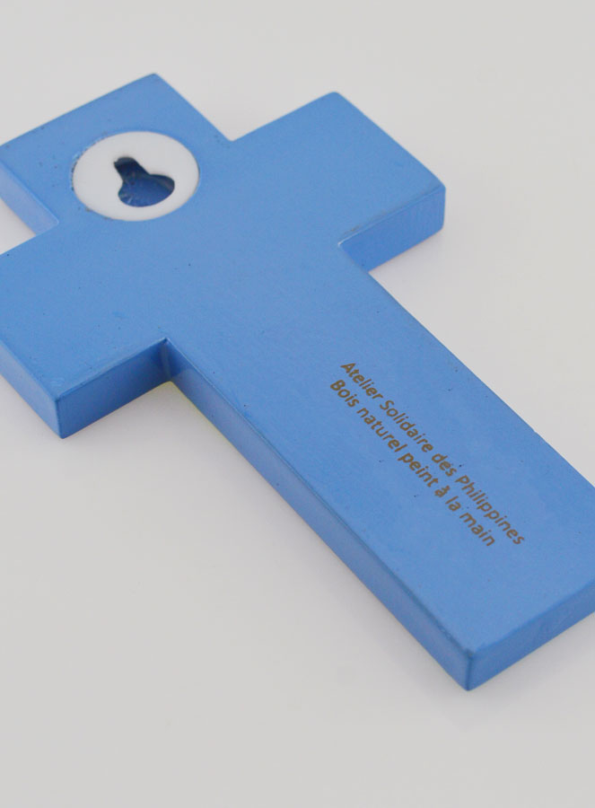 Croce Bambino Cero Alfa Omega - Blu (pic 4)