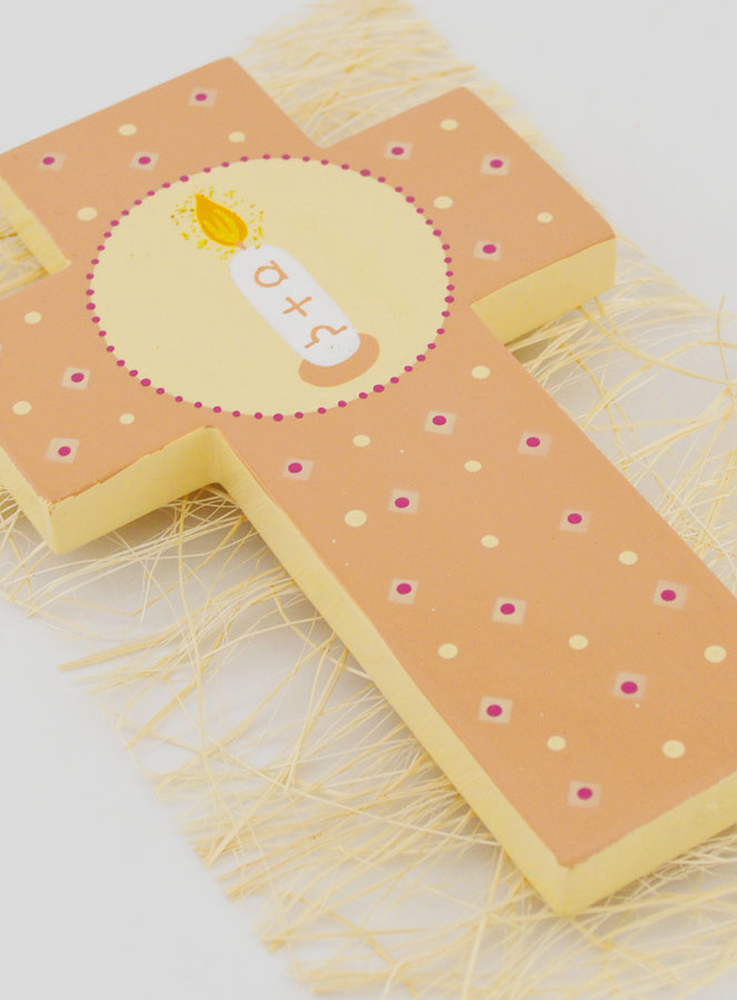 Croce Bambino Cero Alfa Omega - Beige (pic 3)