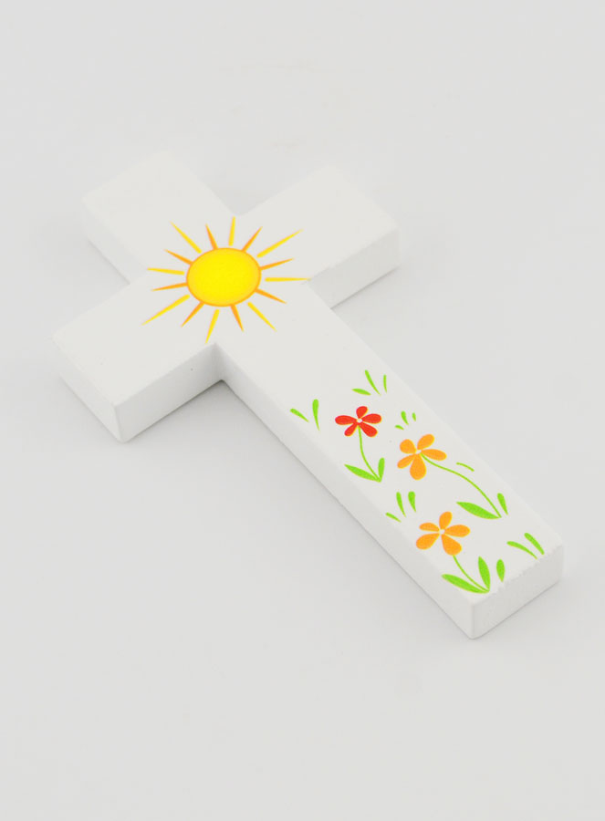 Croce in Legno - Sole e Fiori (pic 3)