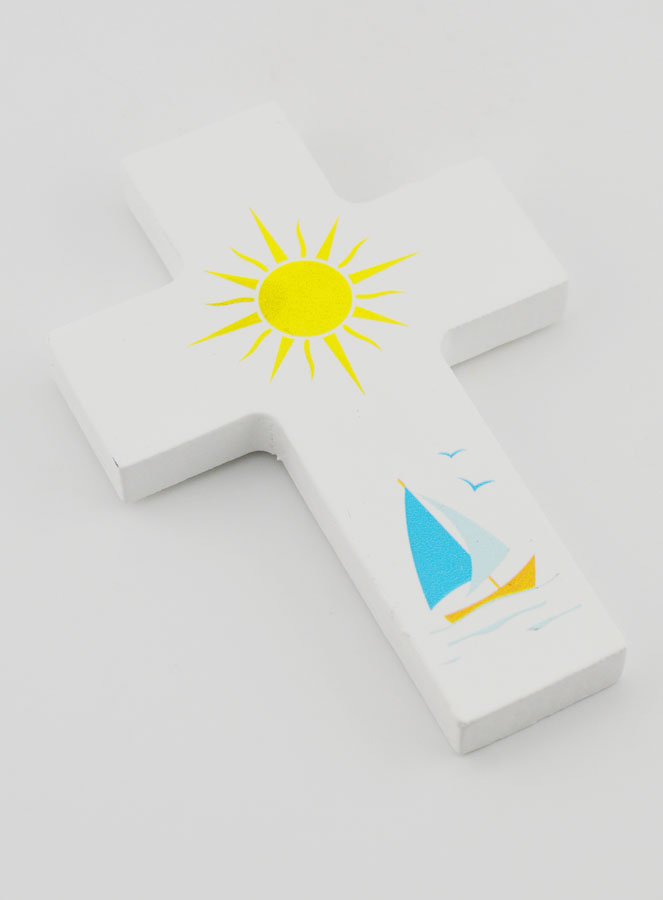 Croce in Legno - Gesù La Mia Guida (pic 3)