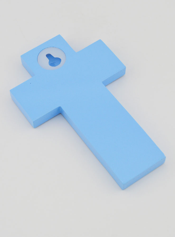 Croce per Cresima Santo Spirito - Blu (pic 4)
