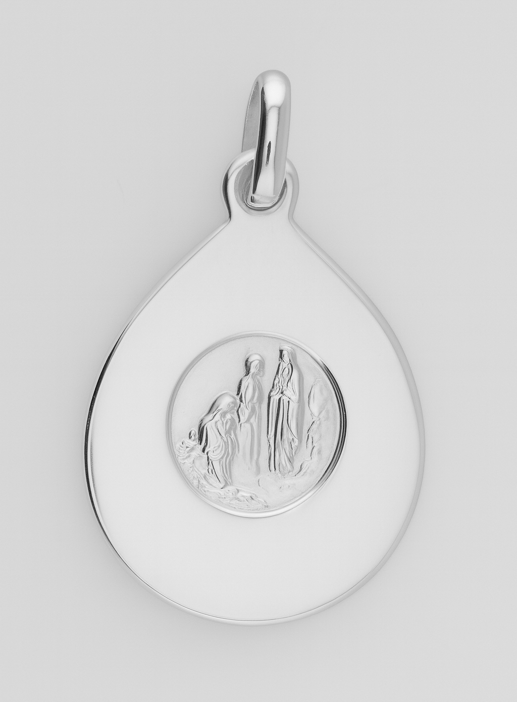 Medaglia Santa Vergine in Preghiera - Argent 925 /1000 (pic 2)