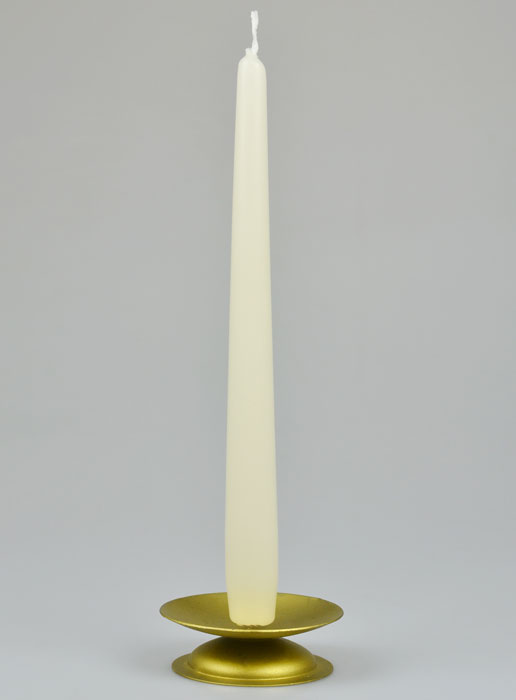 Candela da Tavola per Candelabro - Biancastro - 25cm (pic 2)