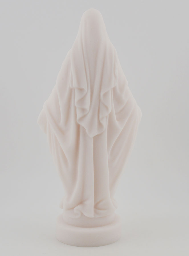 Statua Vergine Miracolosa in Alabastro - 18 cm (pic 4)