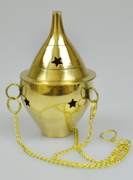 Bruciatore Di Incenso A Forma Di Fiore Di Loto Dorato, Vintage, Per Coni E Bastoncini, Piccolo Porta Incenso Decorativo 2,9x3 Cm