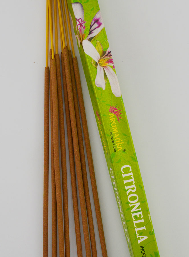 Incenso Citronella - Aromatika 8 Bastoncini (pic 3)