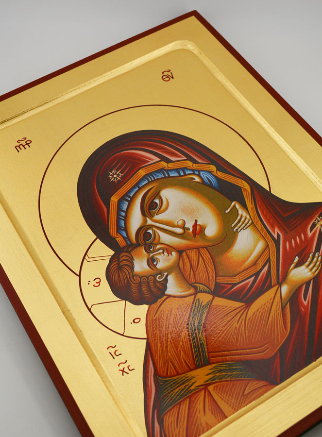 Icona Religiosa - Vergine di Korsun - 30 cm. (pic 3)