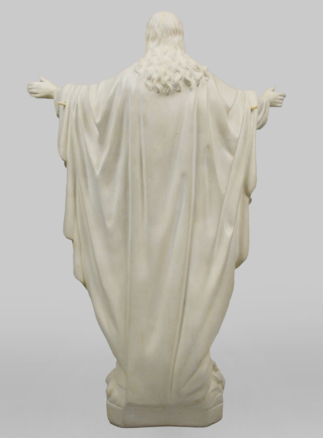 Grande Statua Gesù Cristo Sacro Cuore Glorioso - 42 cm (pic 4)