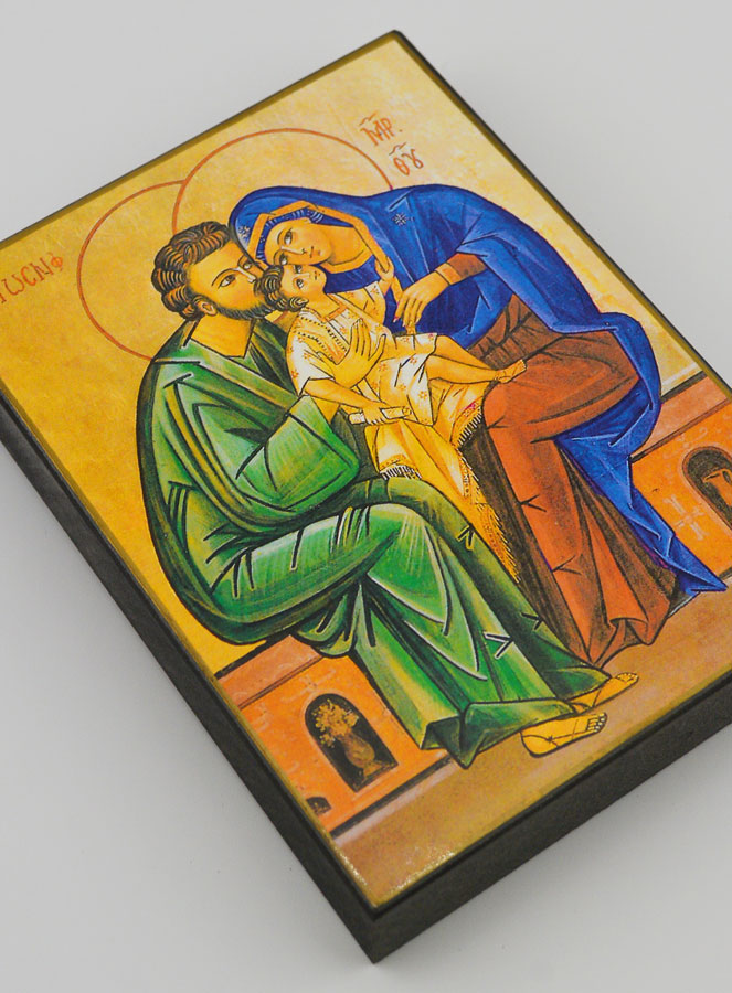 Icona Religiosa Sacra Famiglia - 15 cm (pic 3)