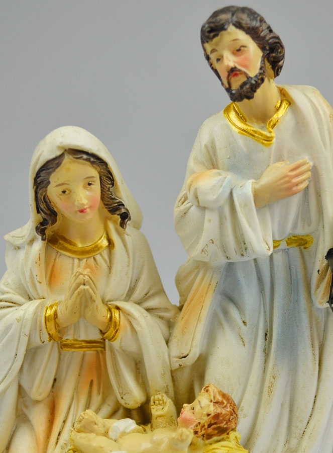Statua Sacra Famiglia della Natività - 13 cm (pic 3)