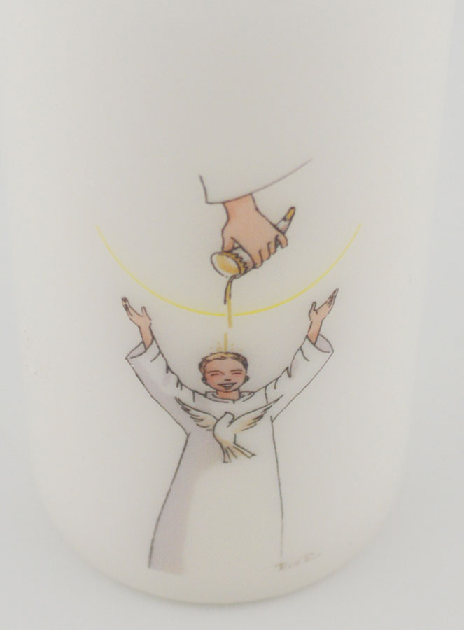 Candela Cero di Cresima - Unzione dello Spirito Santo (pic 4)