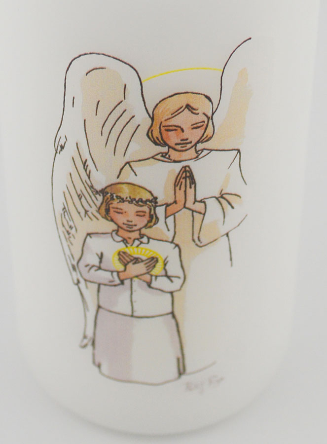 Candela Cero di Prima Comunione - Ringraziamento - Bambina Bionda (pic 4)