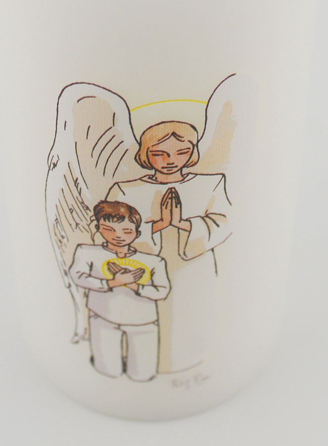 Candela di Comunione -  Ringraziamento - Bambino Moro (pic 4)