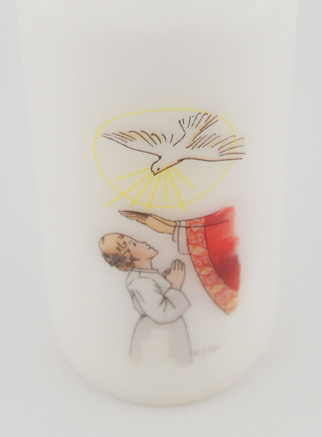 Candela Cero di Cresima Imposizione delle Mani - Femmina Bionda (pic 4)