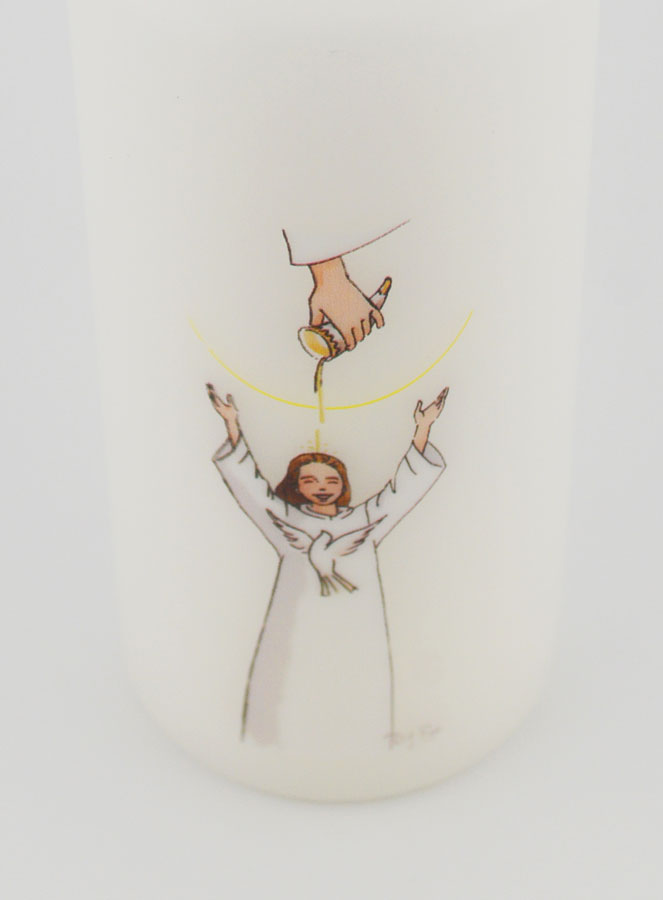 Candela Cero di Cresima - Unzione Bambina Mora (pic 4)