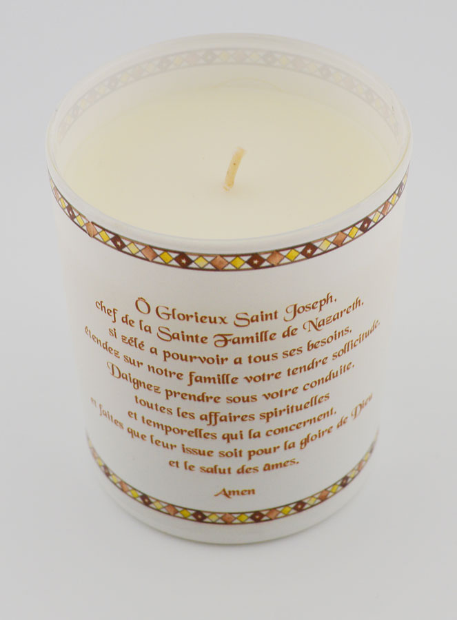 Candela Lusso Profumata San Giuseppe con Preghiera (pic 4)