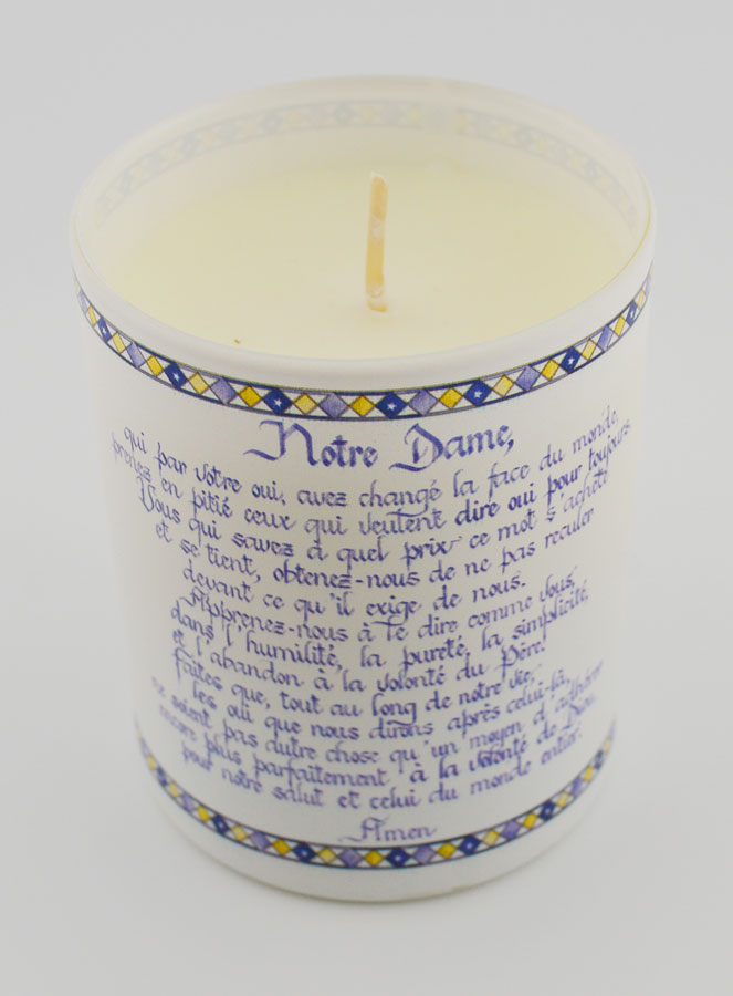 Candela Lusso Profumata Santa Maria Regina con Preghiera (pic 4)