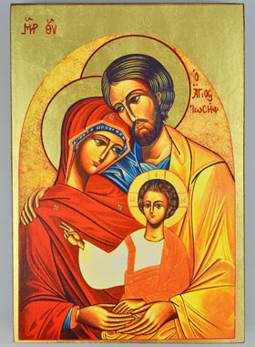 Icona Religiosa Sacra Famiglia - 19 cm (pic 1)