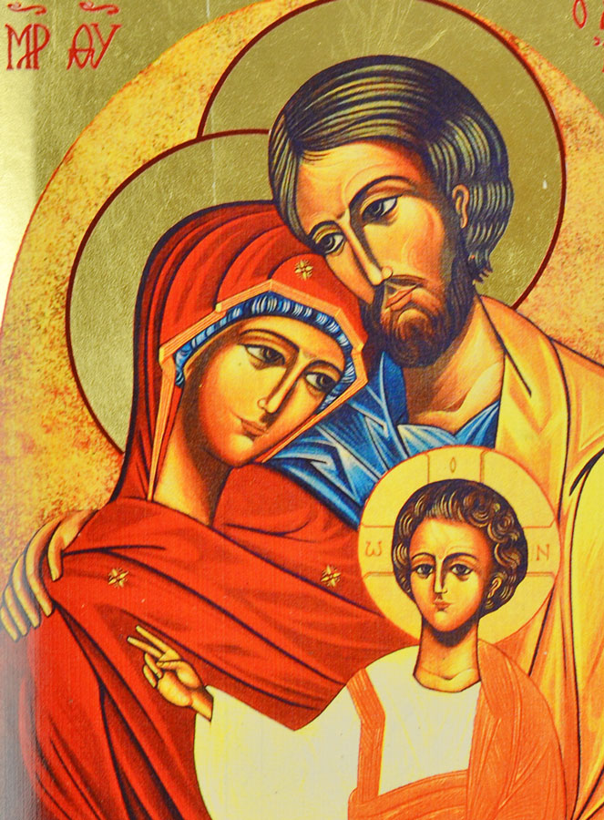 Icona Sacra Famiglia - 24cm (pic 3)