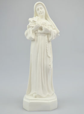 Statua di Santa Rita in Alabastro - 19 cm (pic 1)