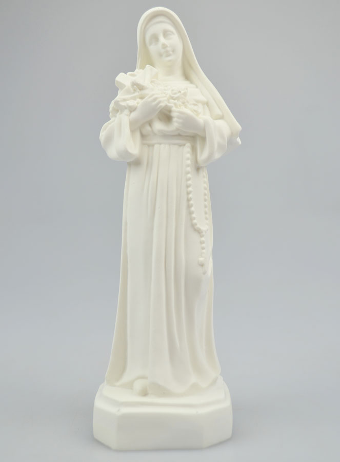 Statua di Santa Rita in Alabastro - 19 cm (pic 2)