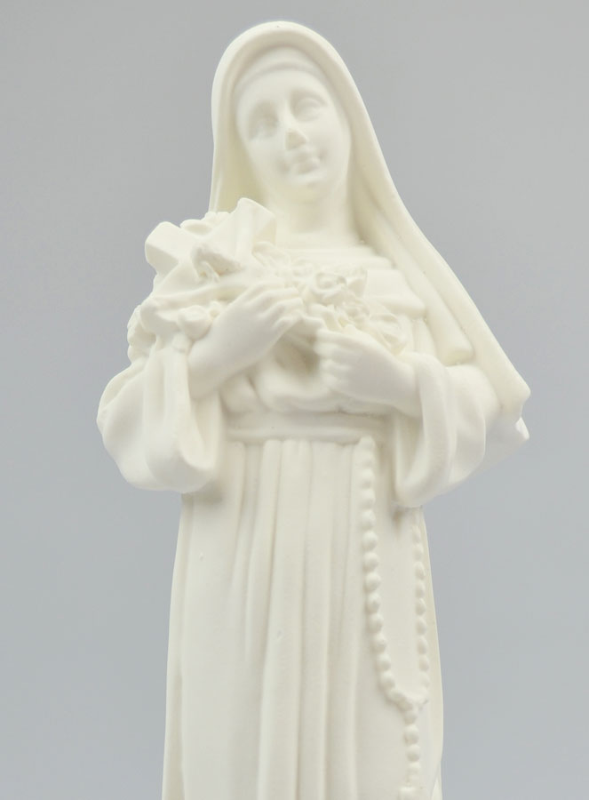 Statua di Santa Rita in Alabastro - 19 cm (pic 3)