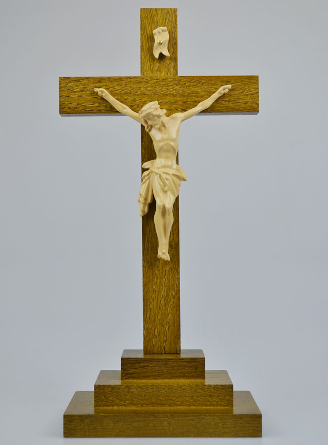 Crocifisso del Cristo in Legno Scuro - 25cm (pic 2)