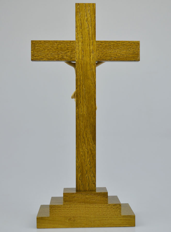 Crocifisso del Cristo in Legno Scuro - 25cm (pic 3)